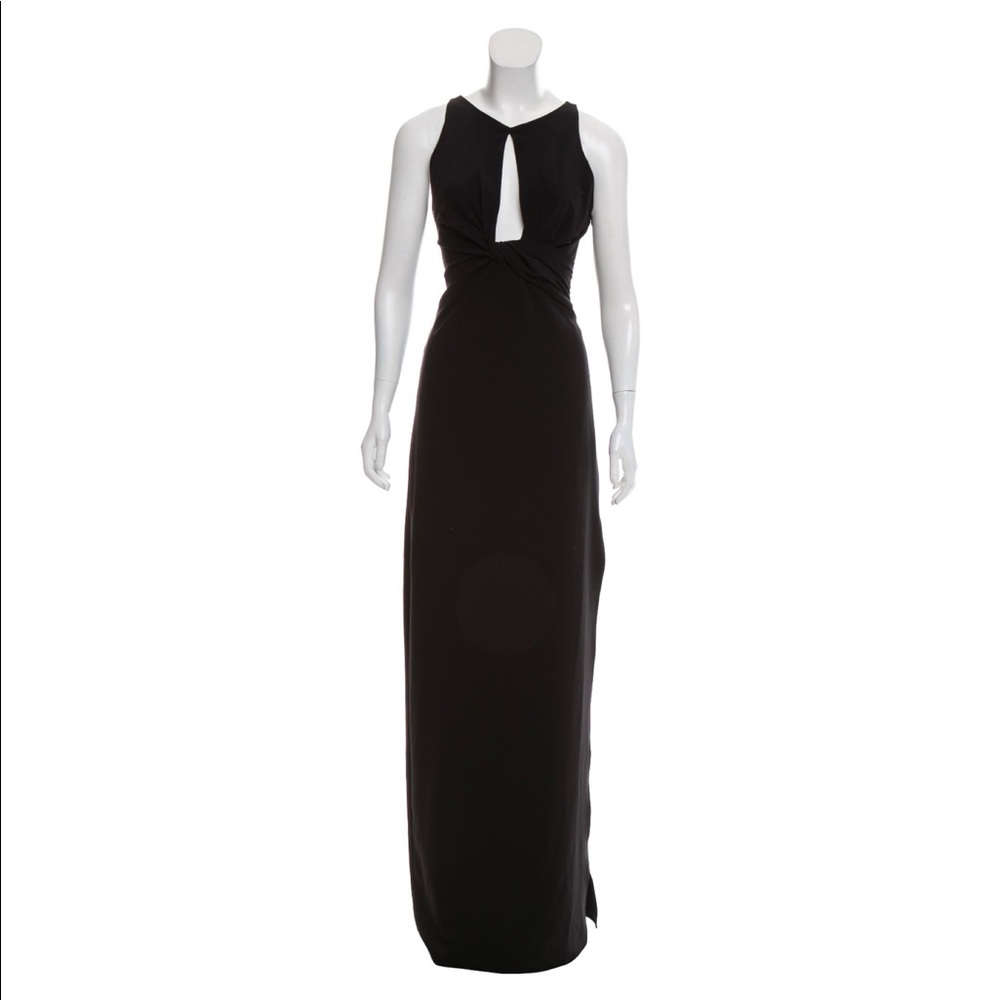 Halston Heritage long Black dress size 2